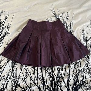 Burberry Prorsum purple silk blend skirt size 2, runway, luxury, Host Pick